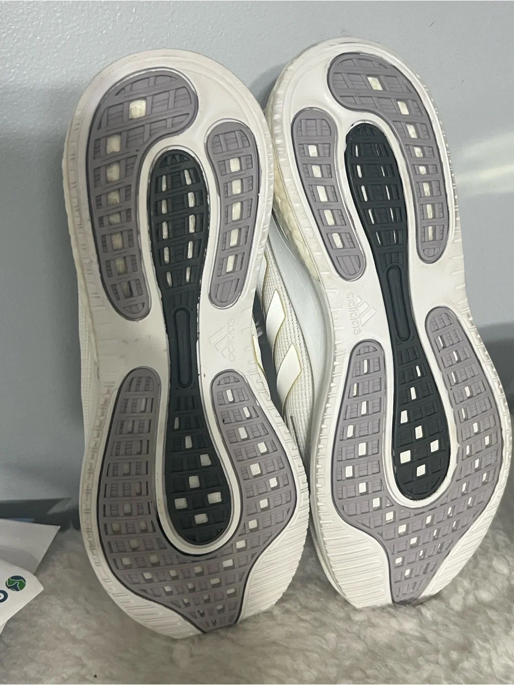 adidas Women's White Athletic Running Shoes sz 9